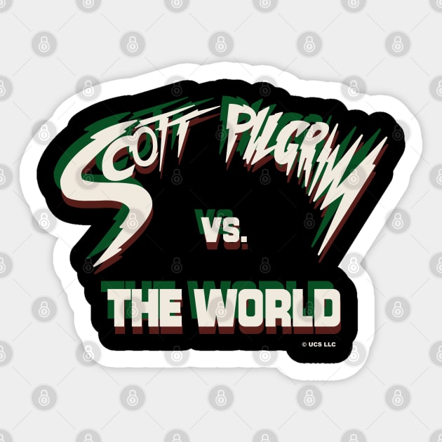 scott pilgrim vs the world, title Sticker by HEJK81